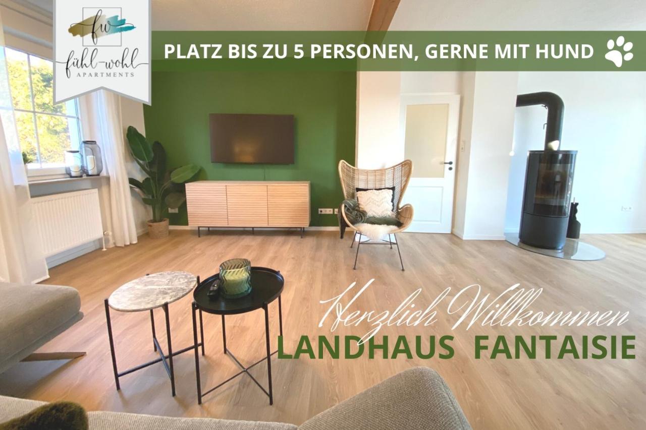 Ferienhaus Fantaisie - Wohnen Nahe Schlosspark -Stadtgrenze Bayreuth Fuer 1-5 Pers, Hunde Willkommen, Voll Eingezaeunt Eckersdorf Exterior photo