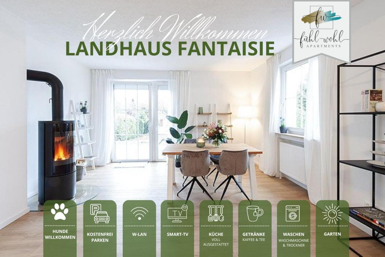 Ferienhaus Fantaisie - Wohnen Nahe Schlosspark -Stadtgrenze Bayreuth Fuer 1-5 Pers, Hunde Willkommen, Voll Eingezaeunt Eckersdorf Exterior photo
